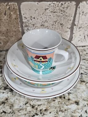 Vintage Tea Cup with Plate/Bowl